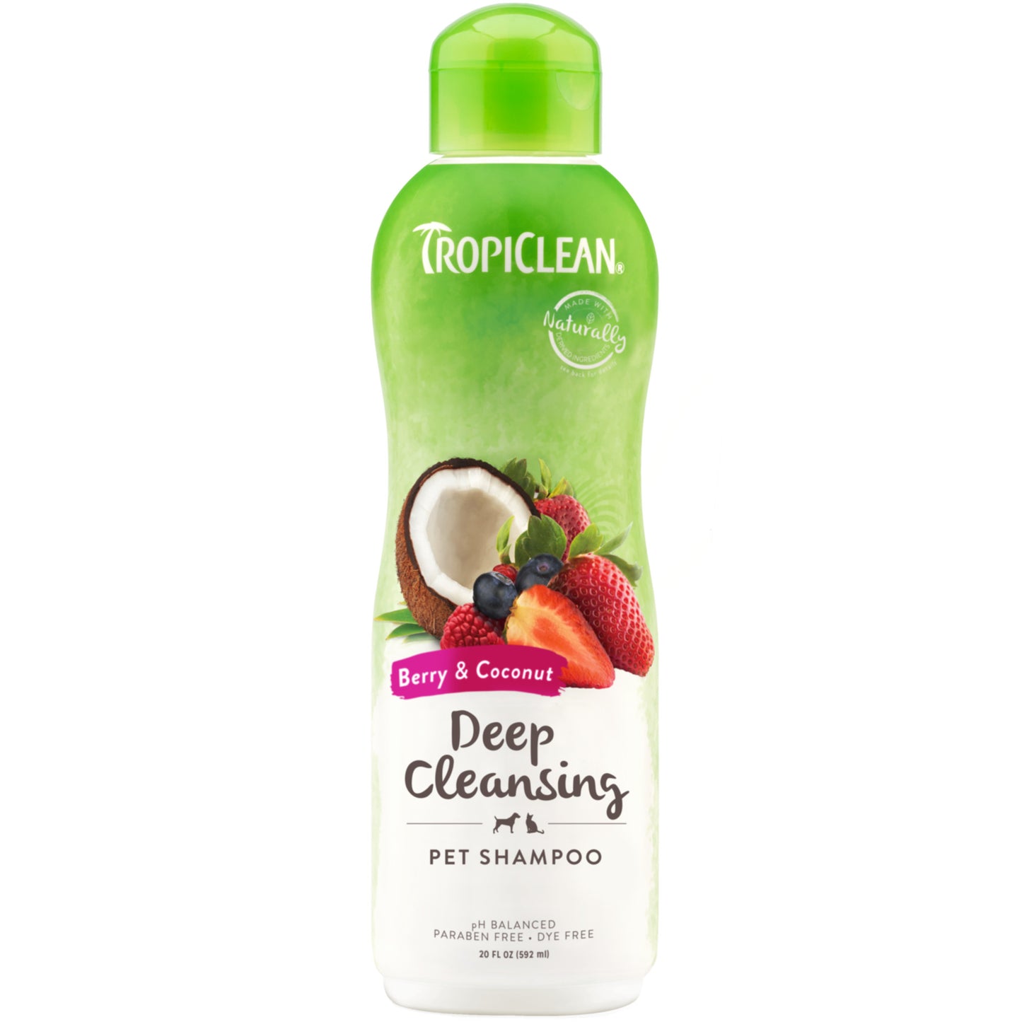 TropiClean Berry & Coconut Cat & Dog Shampoo