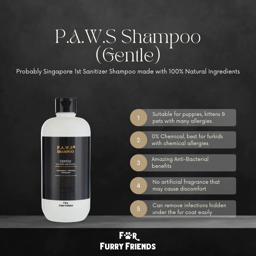 For Furry Friends P.A.W.S Gentle Shampoo