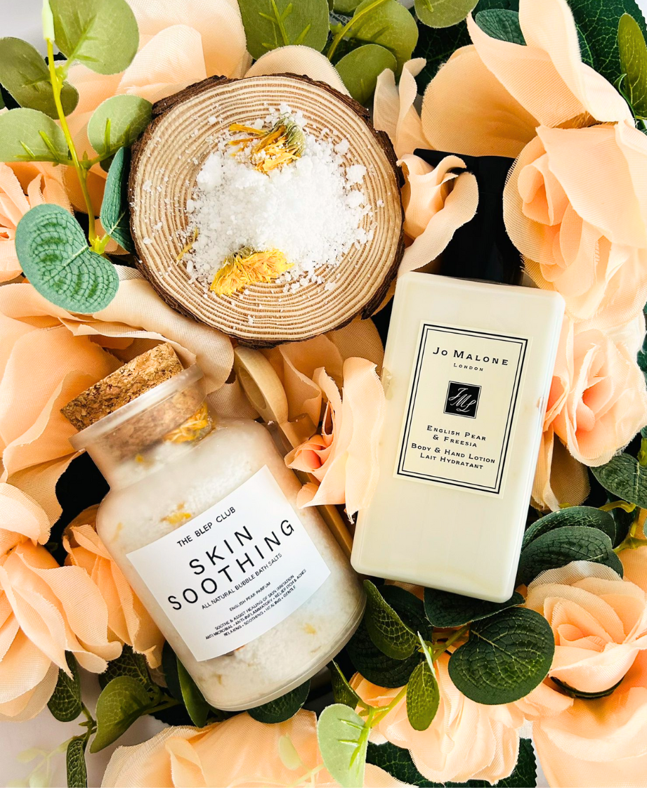 Bubble Bath Salts | Skin Soothing (English Pear Parfum)