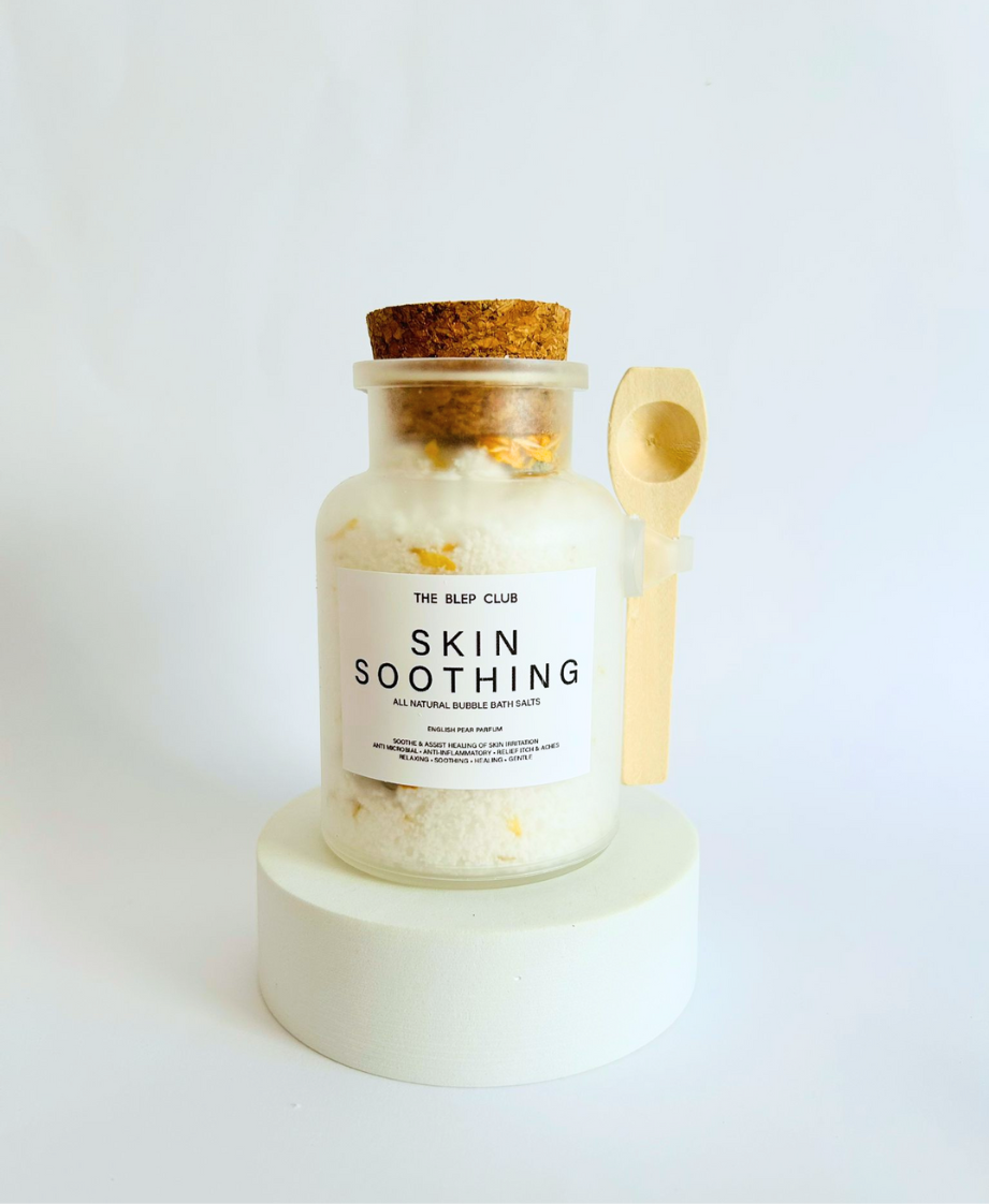 Bubble Bath Salts | Skin Soothing (English Pear Parfum)