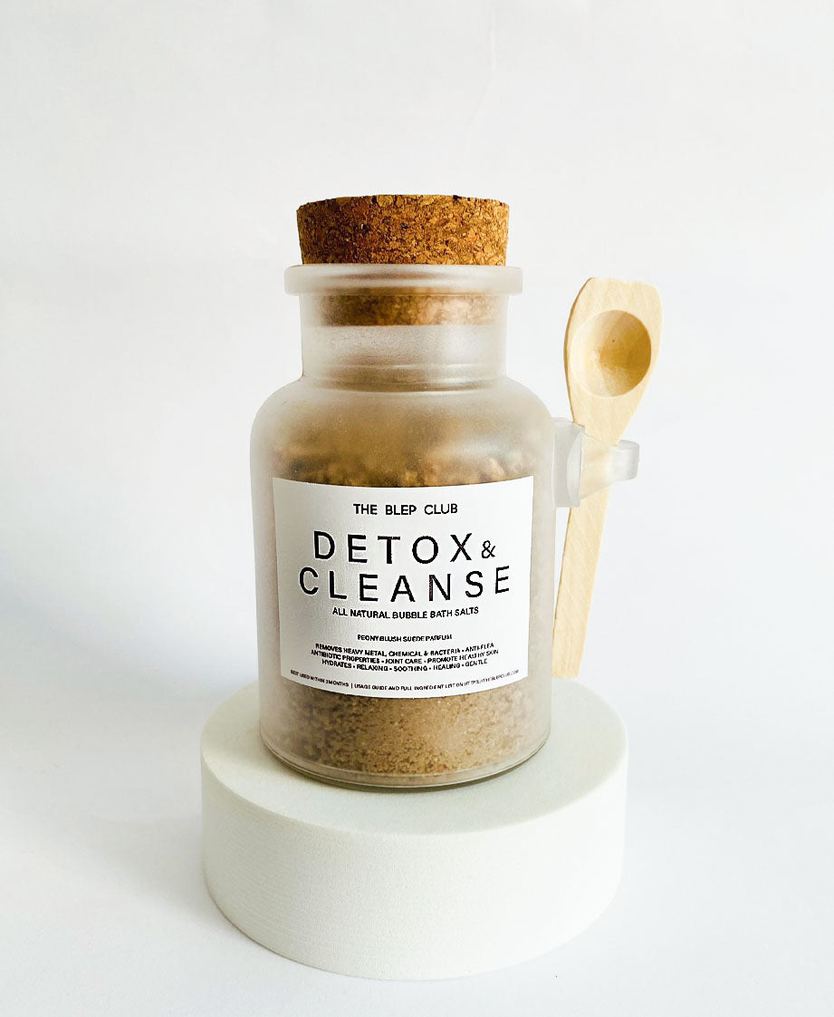 Bubble Bath Salt | Detox & Cleanse (Peony Blush Suede Parfum)