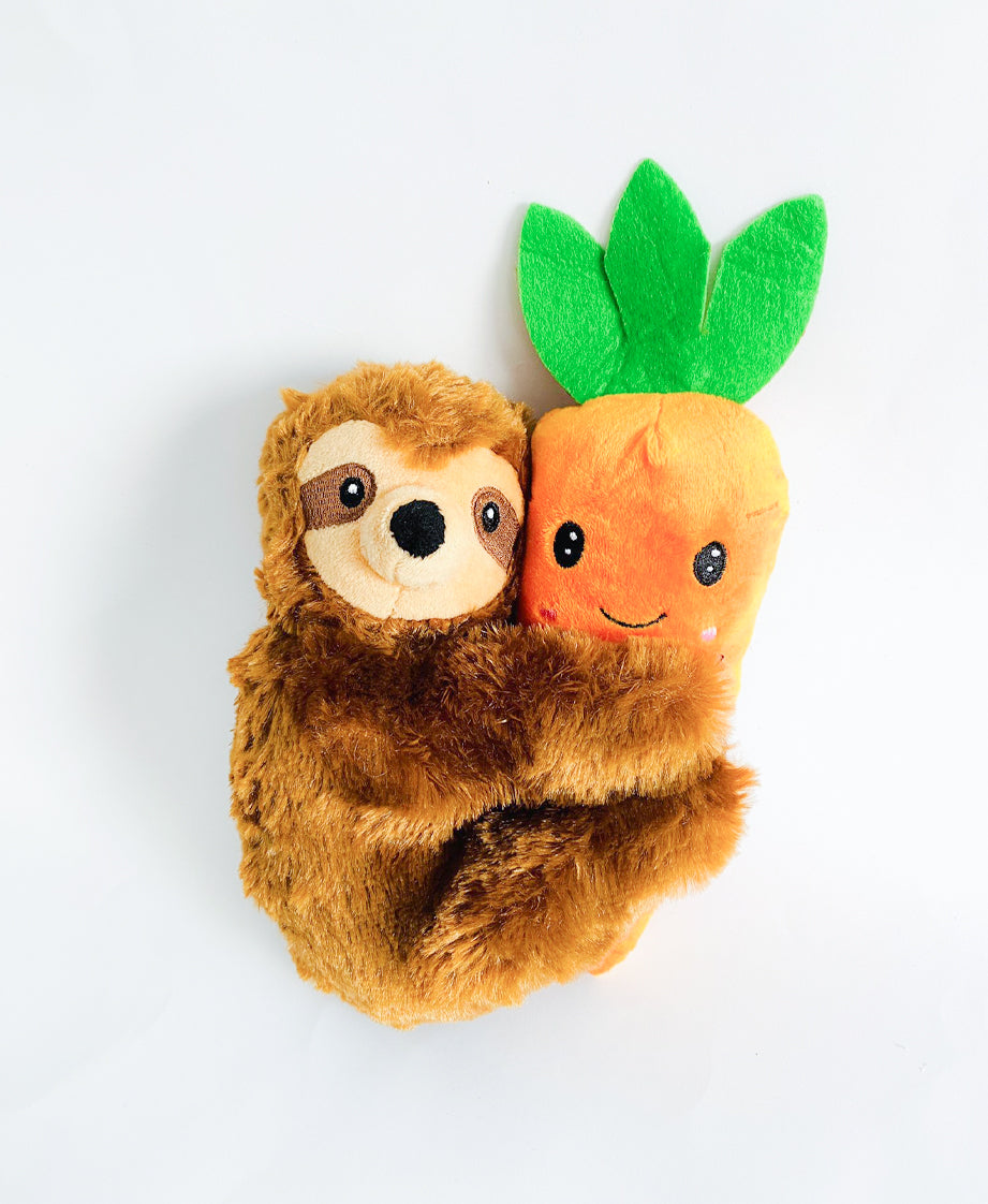 I Carrot About You Sloth Plushie