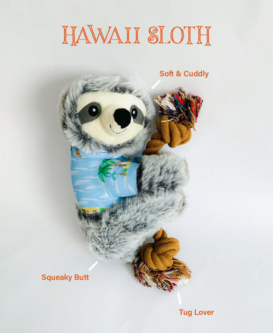 Hawaii Sloth Plushie